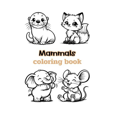 Mammals coloring book childrens coloring pages word search puzzles shop today get it tomorrow