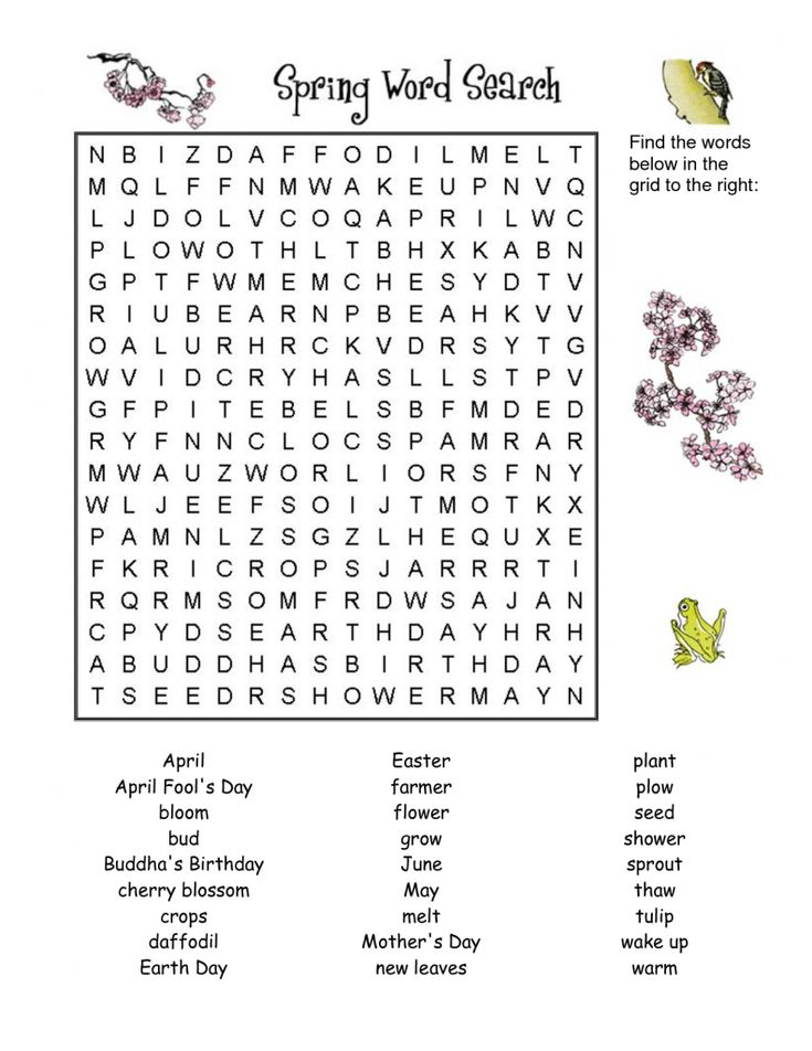 Spring word search