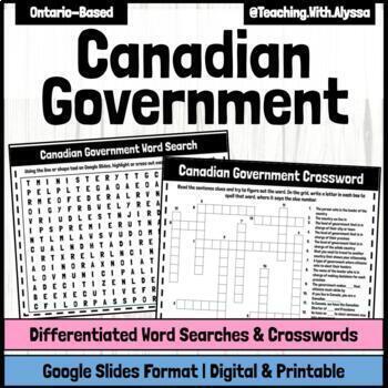 Government word search tpt