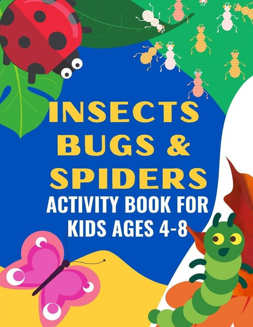 Insects bugs spiders activity book for kids ages