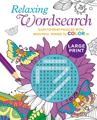 Relaxing large print wordsearch easy