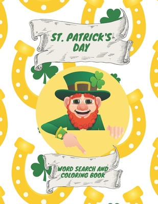 St patrick day word search and coloring book activity for kids and adults paperback bookshop santa cruz