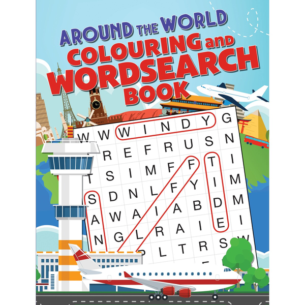 Colouring and word search book â kids unite