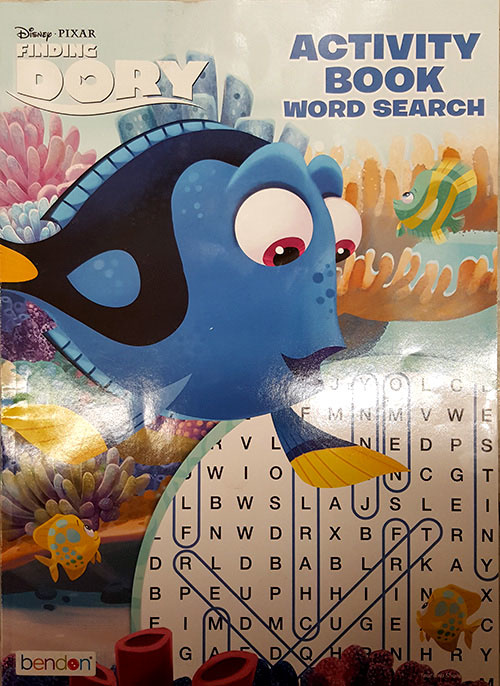 Finding dory word search coloring books at retro reprints