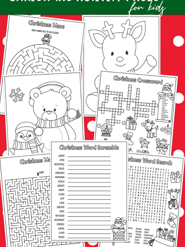 Free christmas worksheets coloring sheets word search more