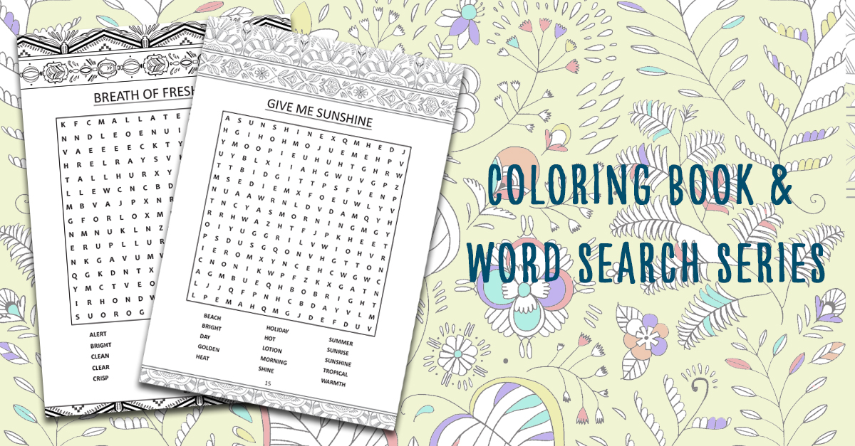 Coloring and word search the perfect bo