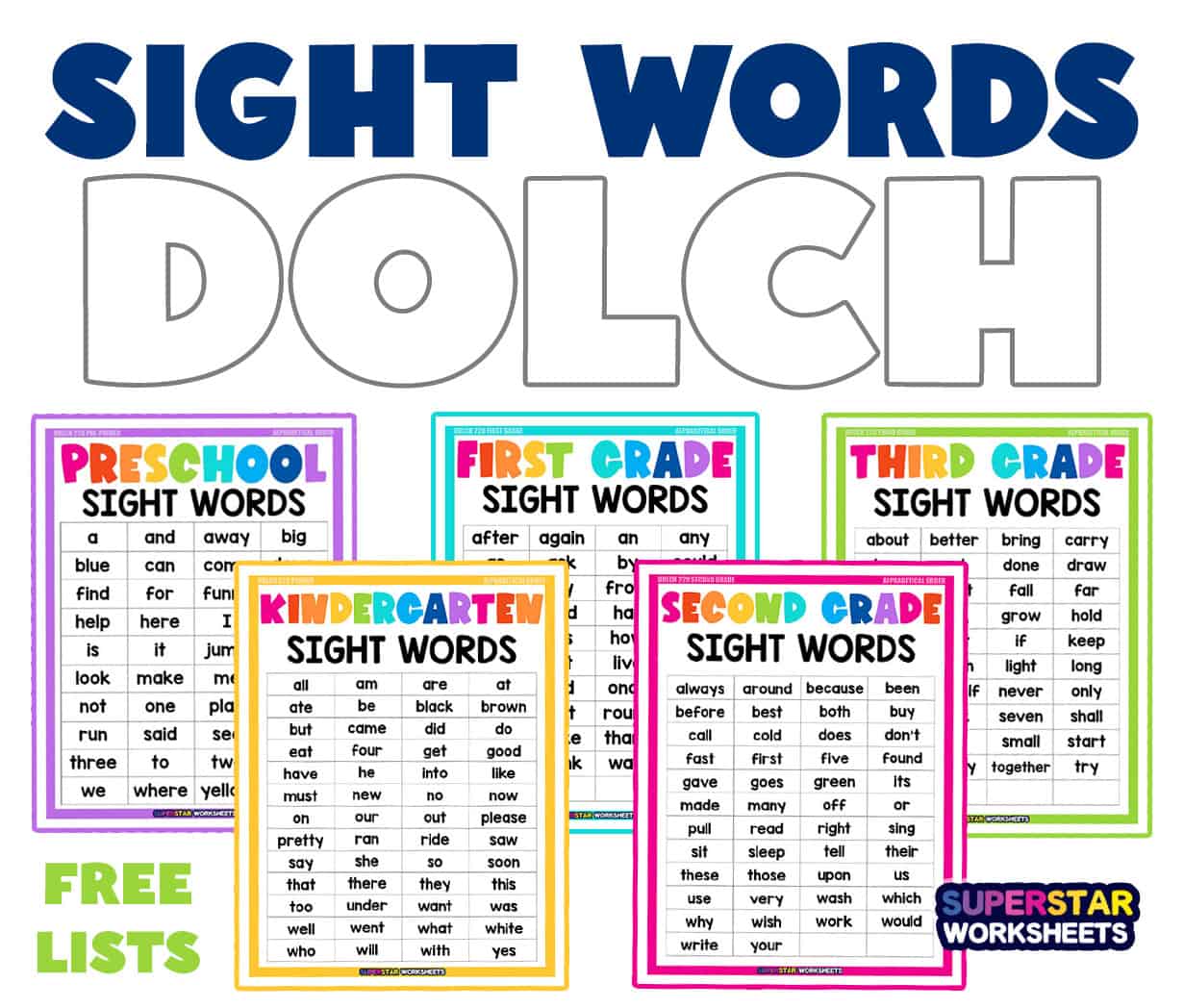 Dolch sight words