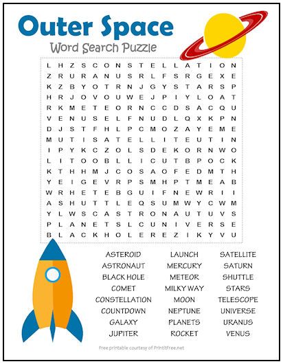 Outer space word search puzzle word puzzles for kids space words kids word search