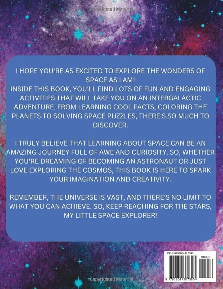 Misson to the stars space mission activity book large print puzzles mazes space facts connect the dots word search word scramble coloring pages and so much more isalei burnz books