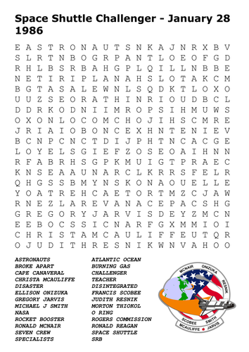 Space exploration word search pack teaching resources