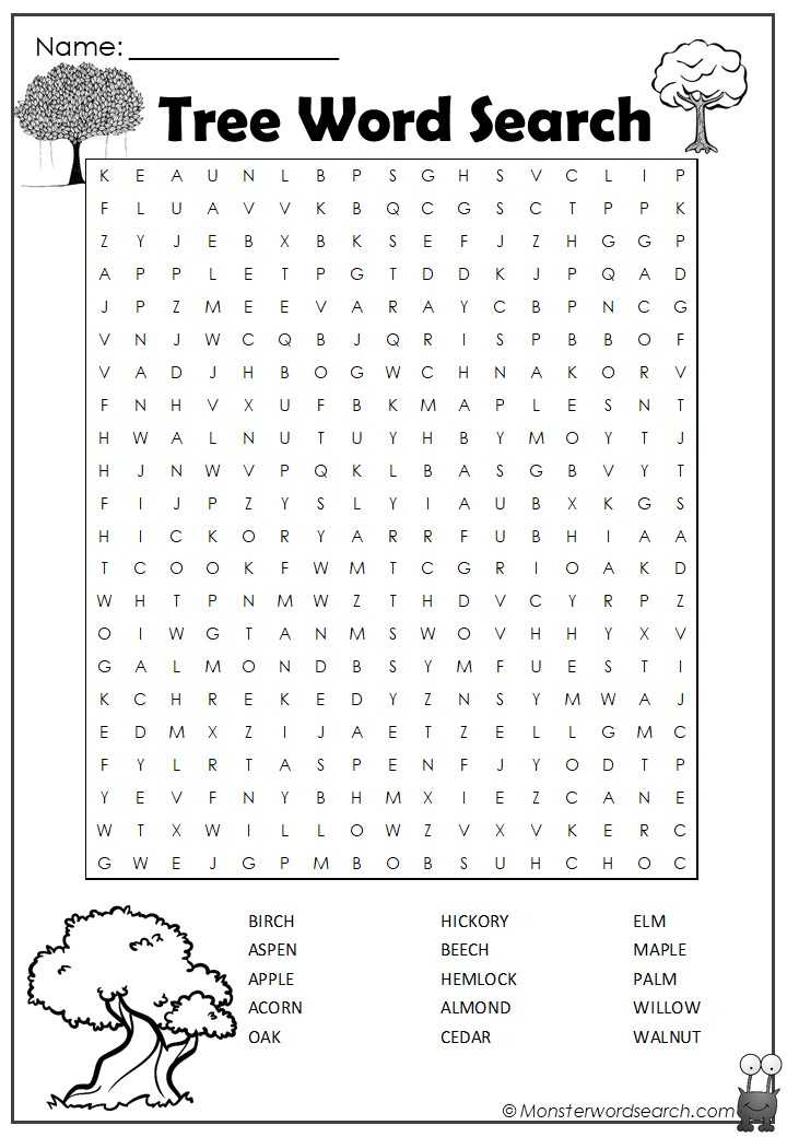 Tree word search