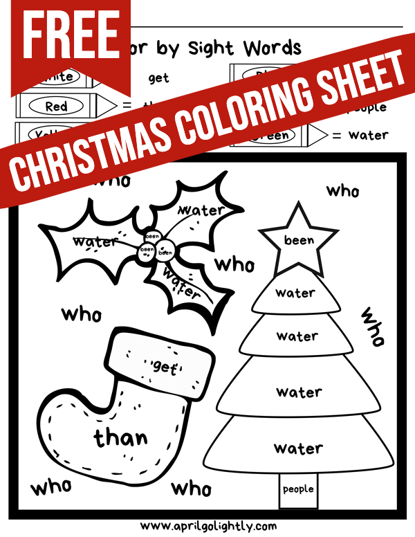 Christmas tree coloring page