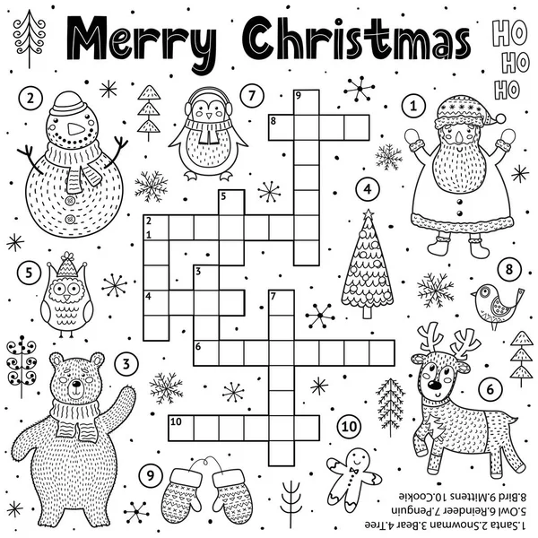 Christmas word search vector images