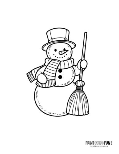 Cool snowman coloring pages plus snowman word search mazes to chill out with at