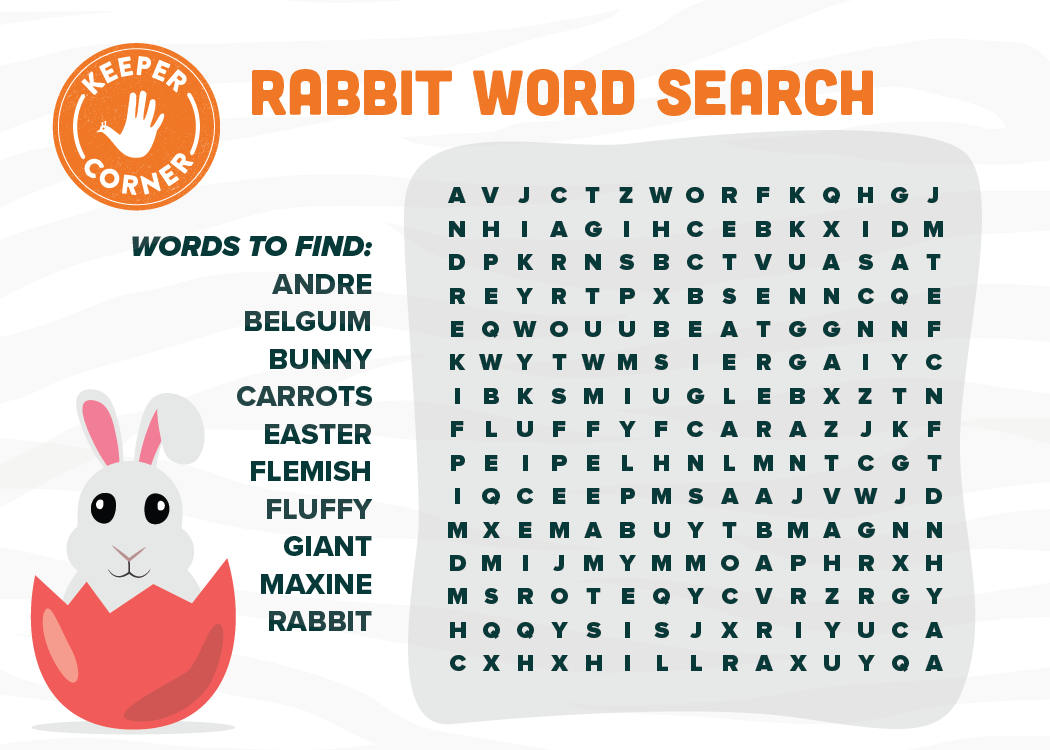 Zoo word searches and activities