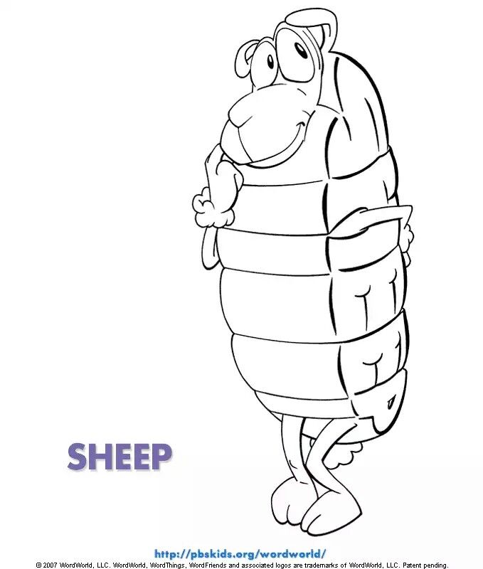 Wordworld cartoon coloring pages coloring pages coloring pages for kids