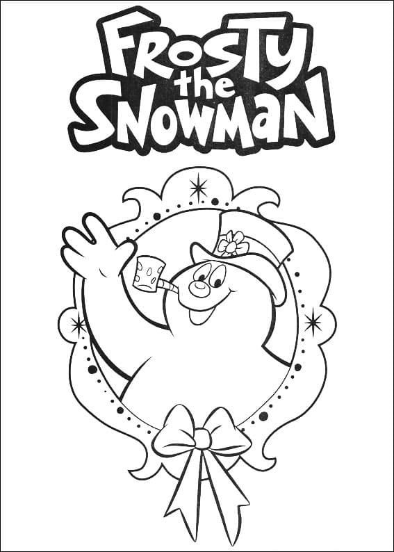 Frosty the snowman coloring pages printable for free download