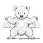 Work it out wombats coloring pages