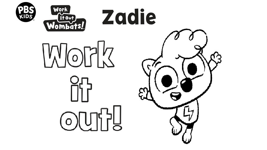 Zadie coloring page kids coloring pages kids for parents