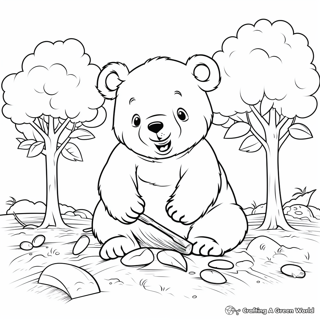 Work it out wombats coloring pages