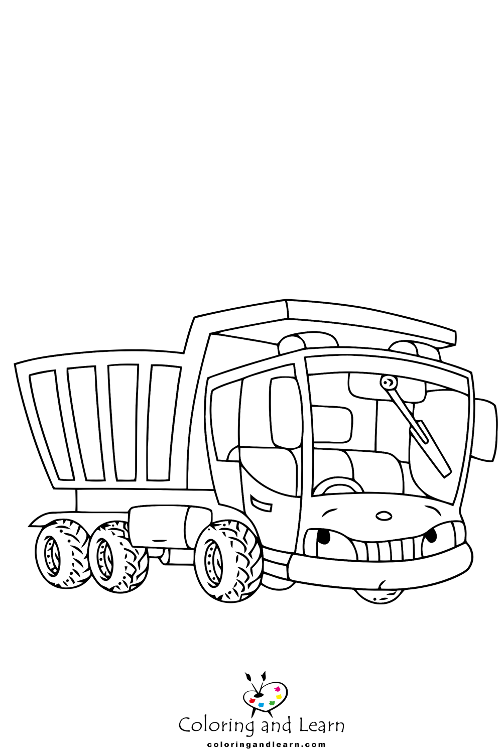 Truck coloring pages