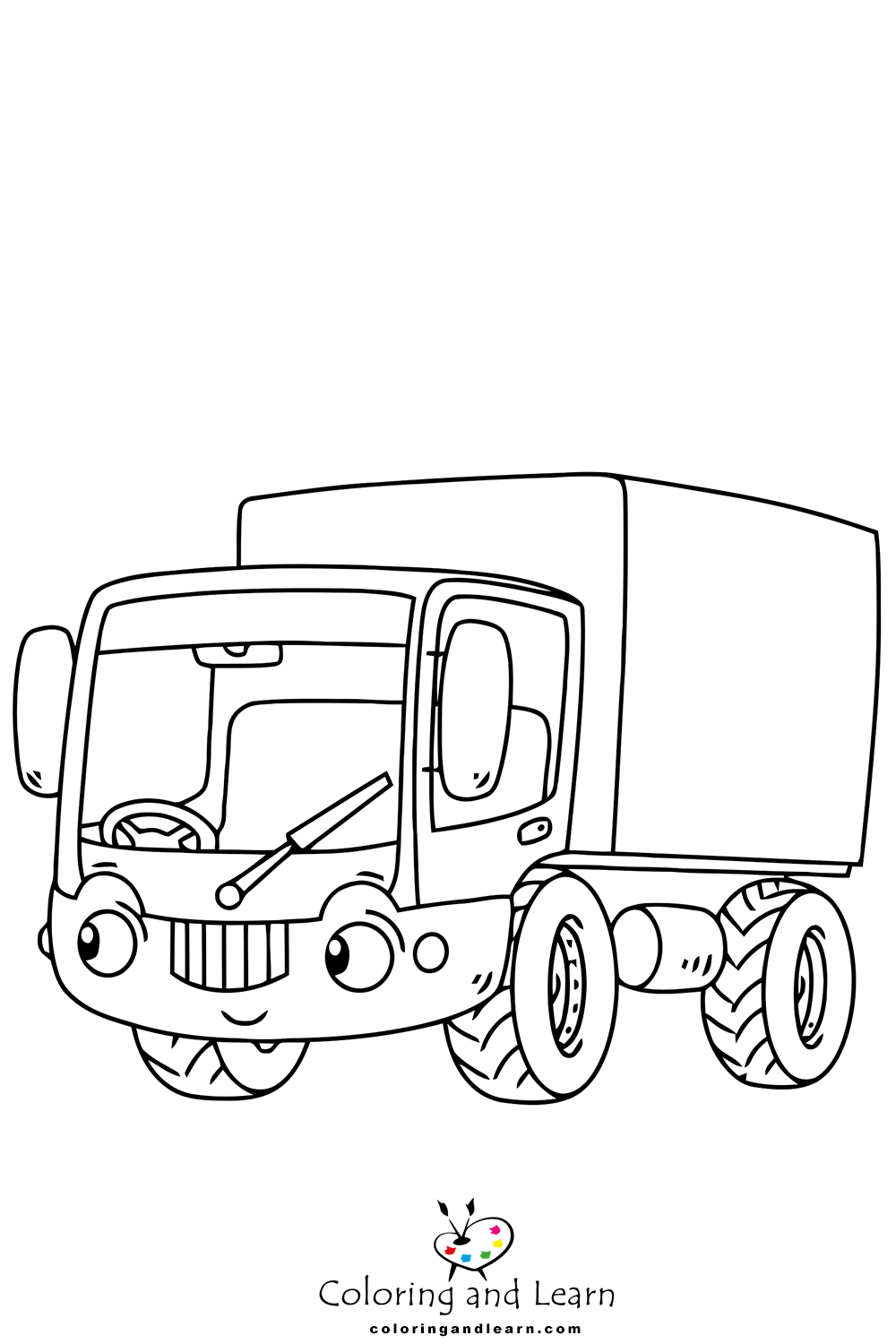 Truck coloring pages