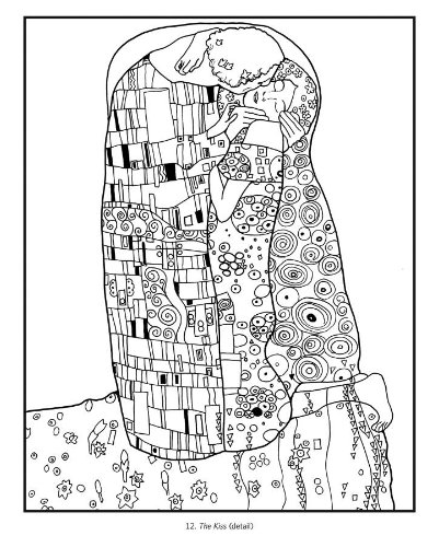 Discover the beautiful klimt coloring book