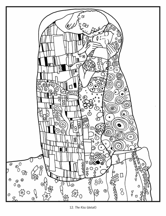 Gustav klimt coloring book enlightened baby