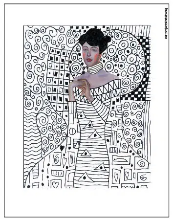 Easy klimt art lesson having fun with patterns