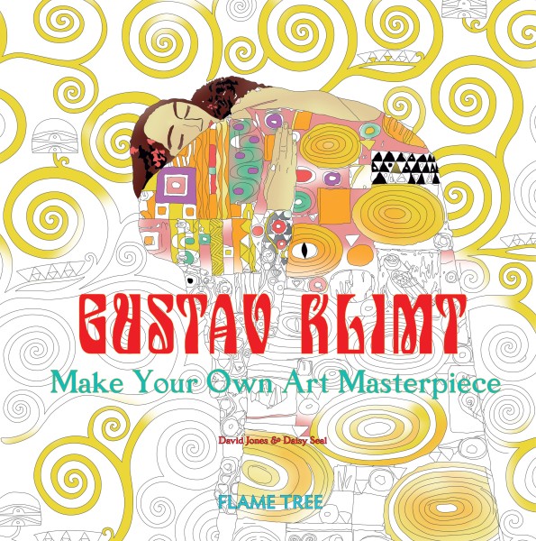 Gustav klimt art colouring book