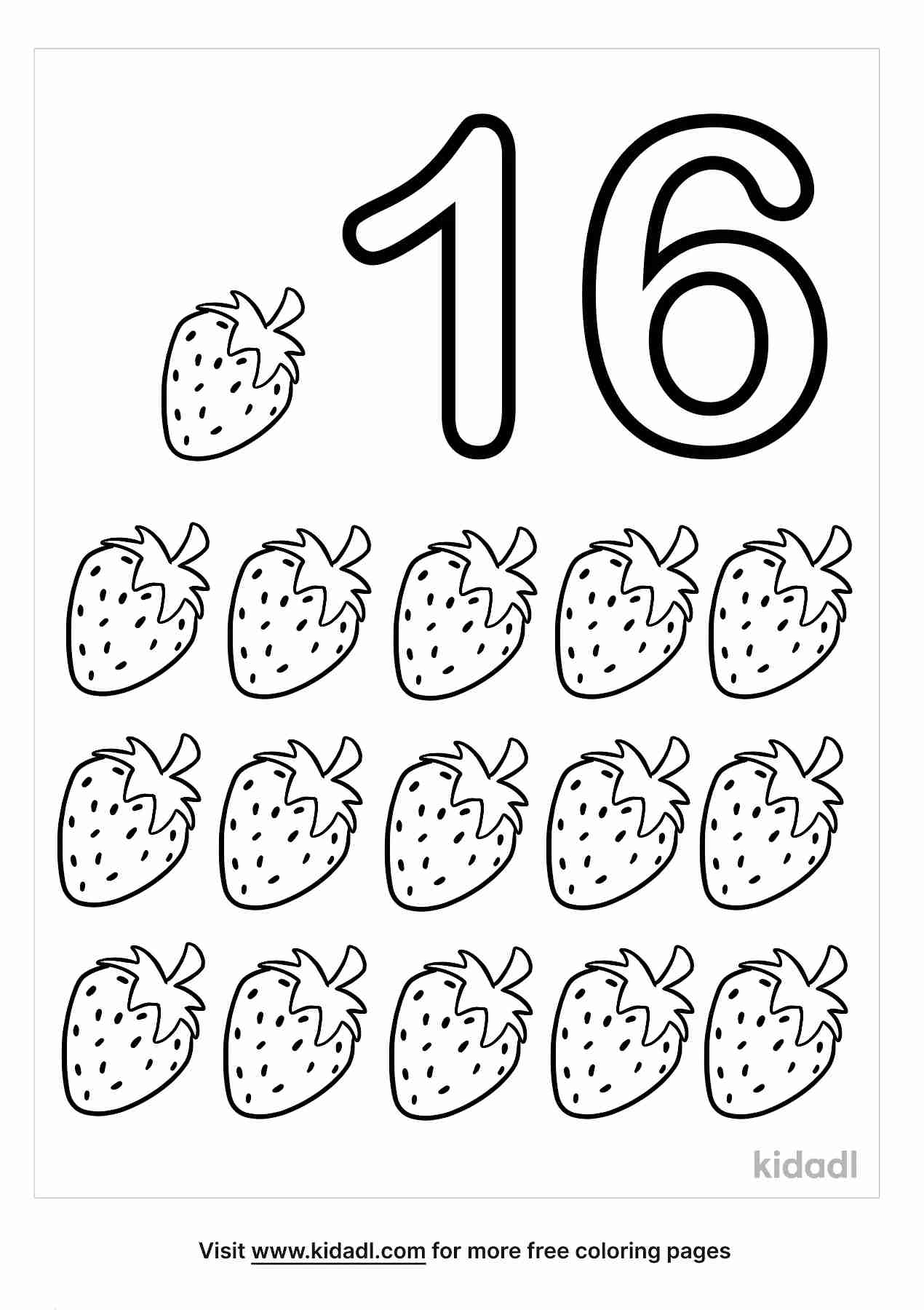 Free number coloring page coloring page printables