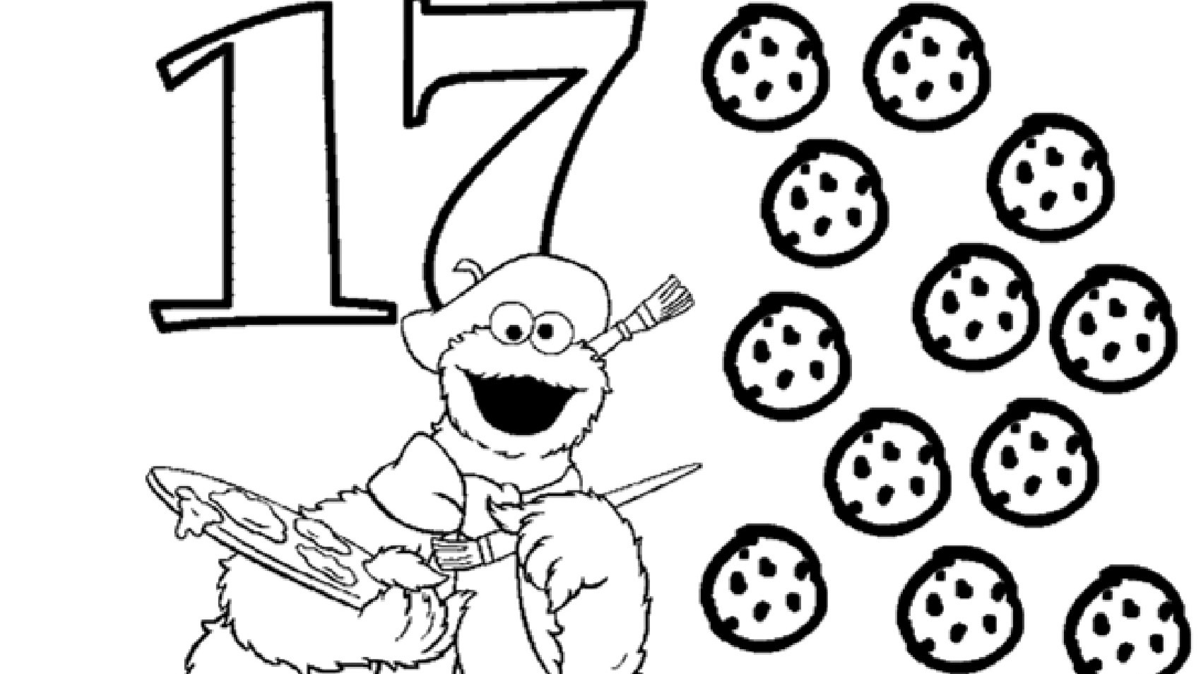 The number coloring page kids coloringâ kids for parents