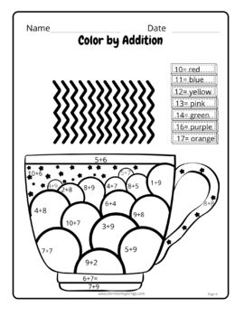 Addition subtraction counting to