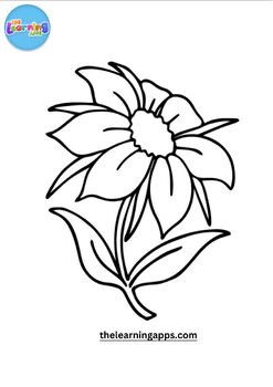 Jasmine flower printable worksheets coloring pages for kids tpt