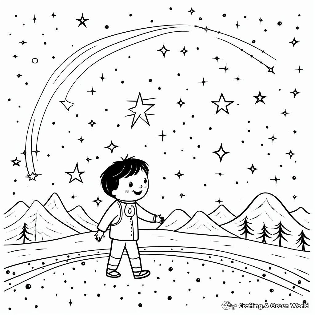 Constellations coloring pages