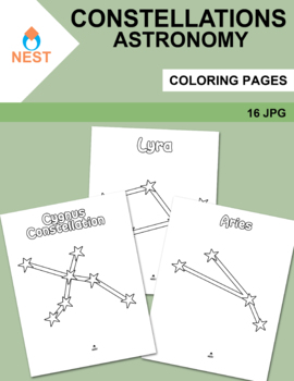 Constellations coloring pages pages by elvia montemayor