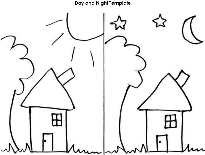 Engage kindergarten learners with day and night worksheets