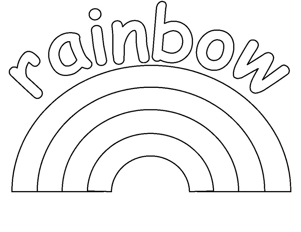 Coloring pages rainbow coloring pageth color words printable for kids free chart kinder worksheets art gallery awesome page