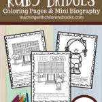 Free printable ruby bridges coloring page packet