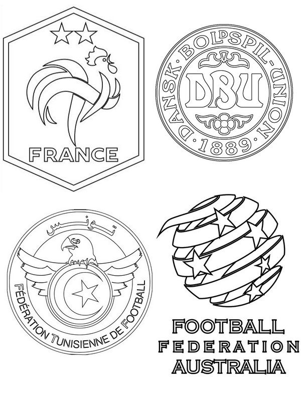 Coloring page fifa world cup group d