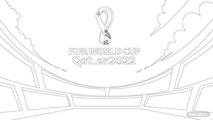 Free world cup drawing background