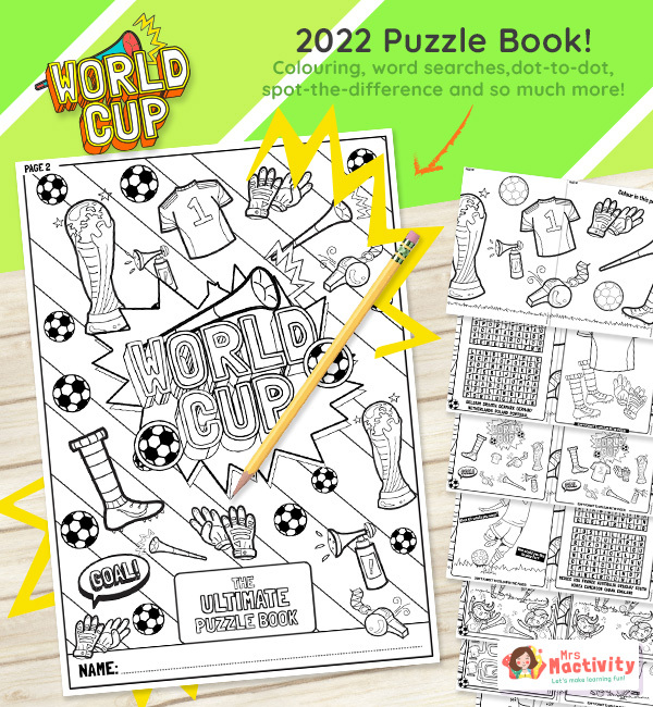 Mens world cup puzzle book mens world cup resources