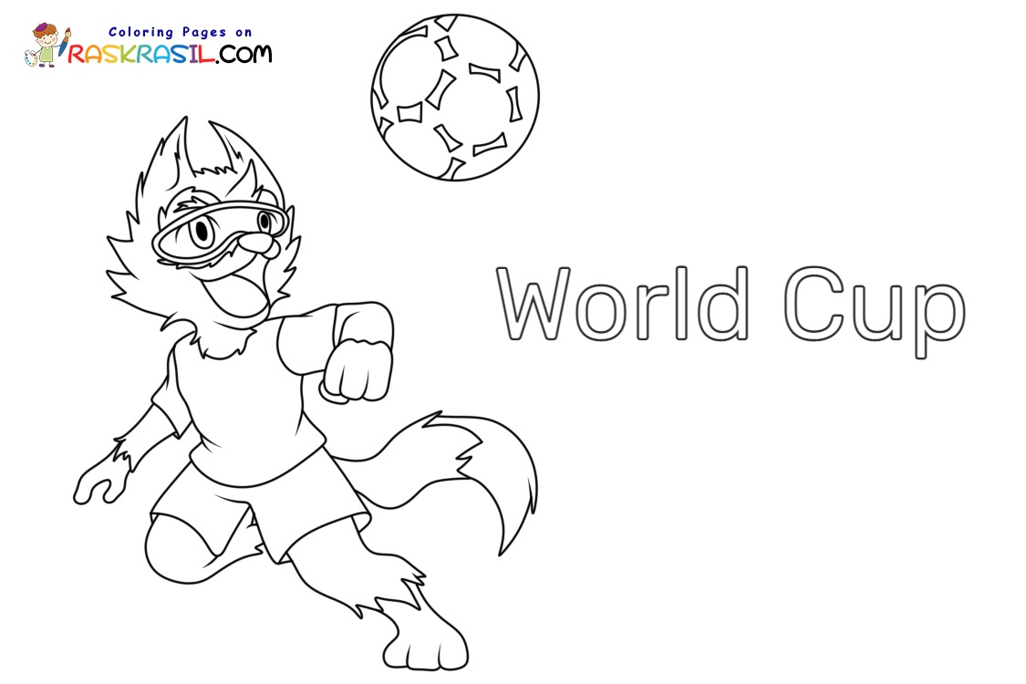 World cup coloring pages