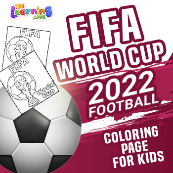 Fifa world cup football printable worksheets coloring page for kids