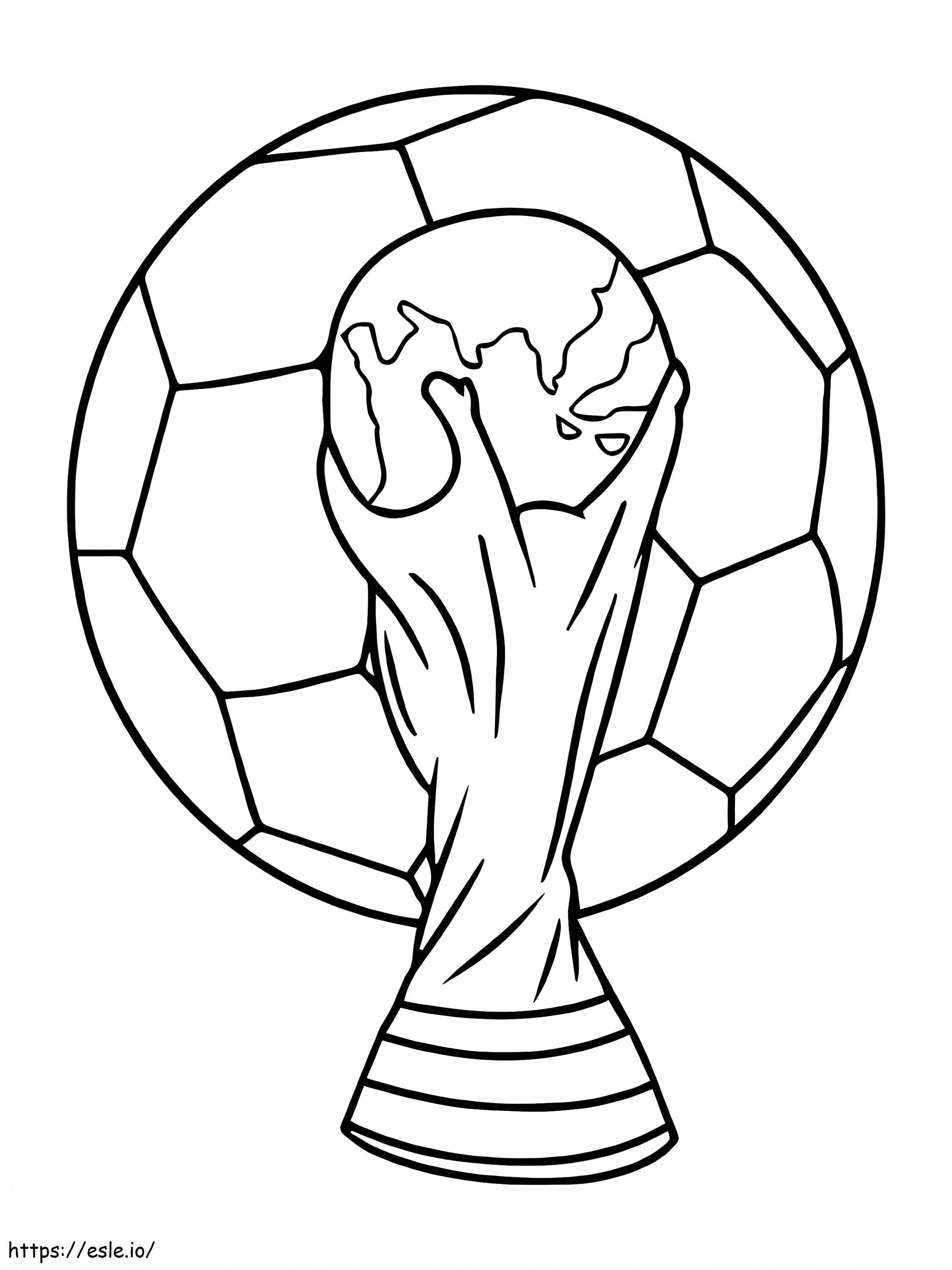 World cup coloring page