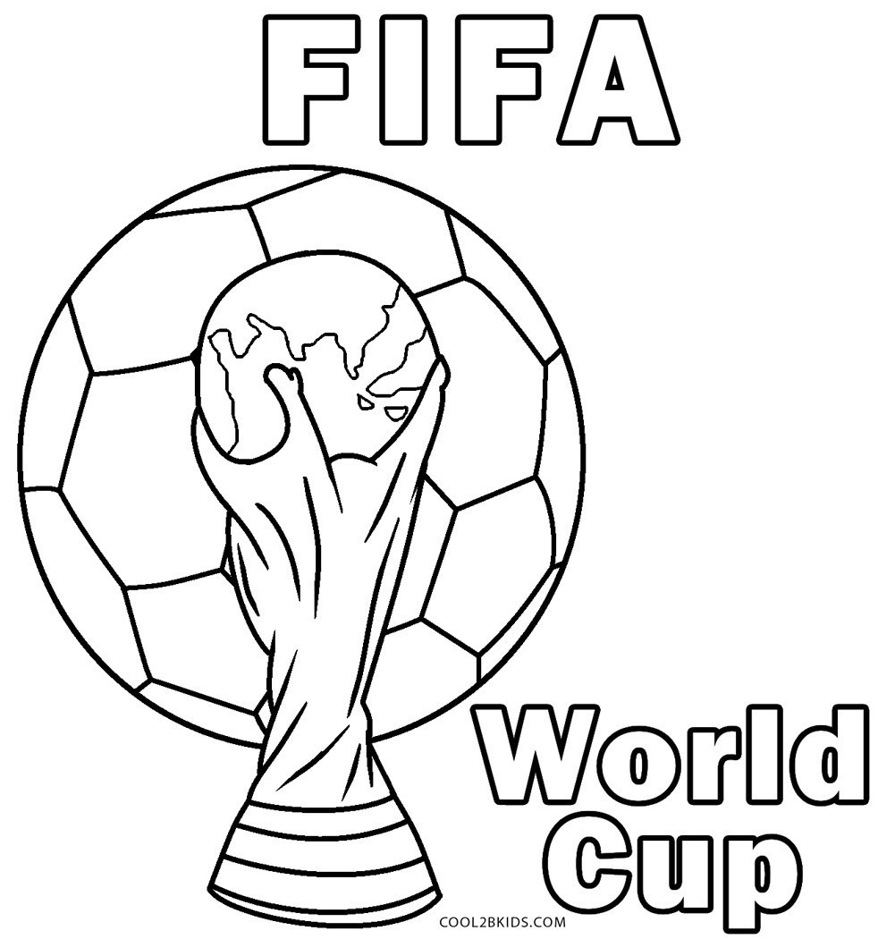 World cup coloring pages