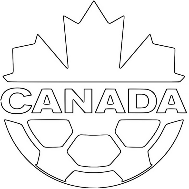 Coloring page fifa world cup canada team