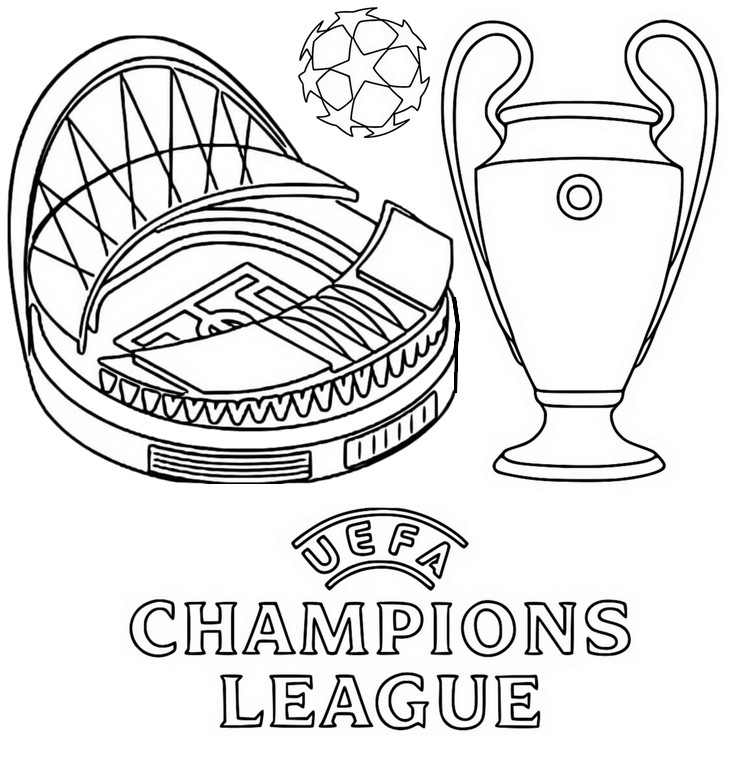 Coloring pages uefa champions league