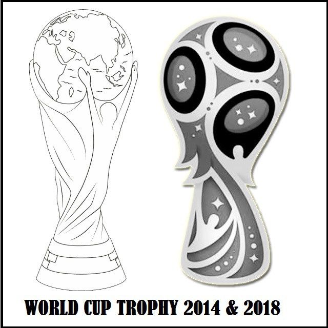 Wolrd cup trophy and coloring page cup tattoo world cup draw world cup trophy