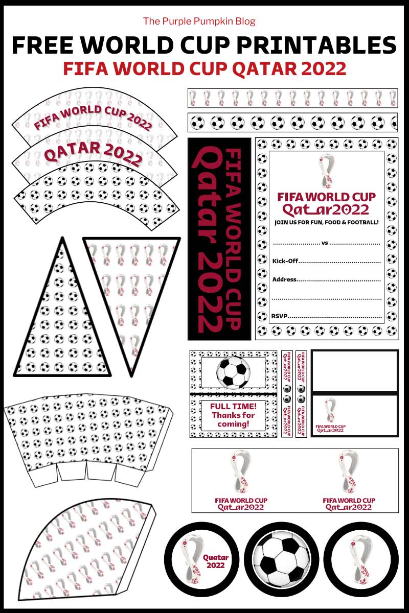 Free world cup printables for qatar